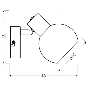 MAURO LAMPA KINKIET 1X4W E14 LED RGB SATYNA NIKIEL Z PILOTEM