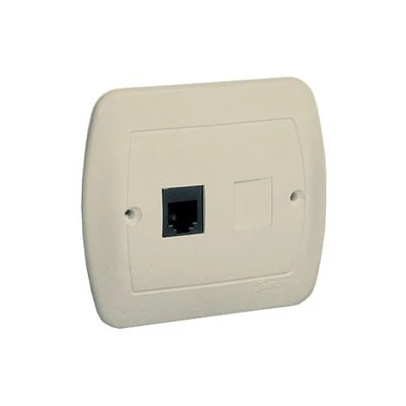 Gniazda-telefoniczne - beżowe gniazdo telefoniczne pojedyncze rj12 at1/12 simon akord kontakt-simon 