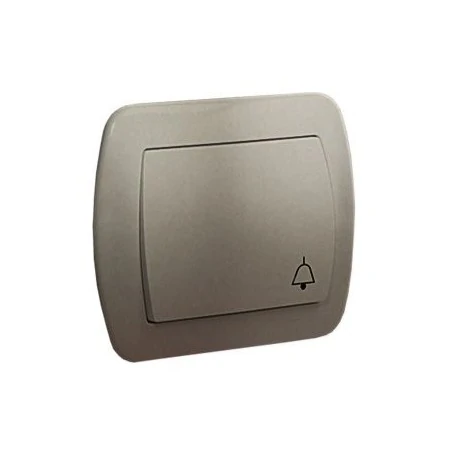 Wlaczniki-i-przyciski-dzwonkowe - satynowy przycisk dzwonek ad1/29 simon akord kontakt simon 