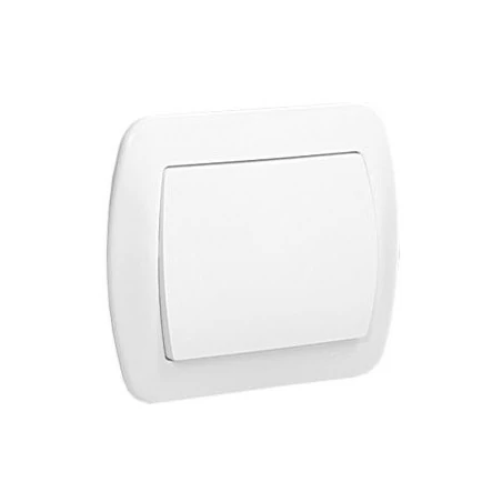 Wylaczniki-jednobiegunowe - biały włącznik jednobiegunowy aw1/11 simon akord kontakt-simon 