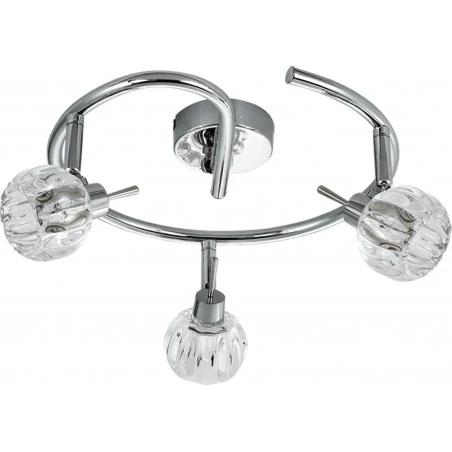 Lampy-sufitowe - lampa sufitowa spirala potrójna chromowana 3xg9 40w bombola 98-70326 candellux 