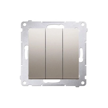 Wylaczniki-potrojne - włącznik potrójny złoty mat dw31.01/44 simon 54 kontakt-simon 