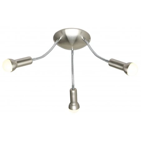 Lampy-sufitowe - lampa sufitowa z trzema ramionkami satynowa 3x40w e14 arc 98-63311 candellux 