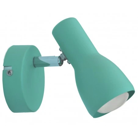 Kinkiety-do-salonu - pojedynczy kinkiet miętowy ruchomy picardo 91-50571 candellux 