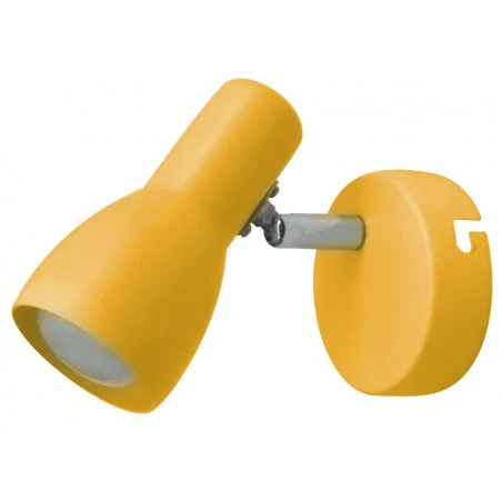 Kinkiety-do-salonu - kinkiet musztardowy żółty pojedynczy e14 91-52391 picardo candellux 