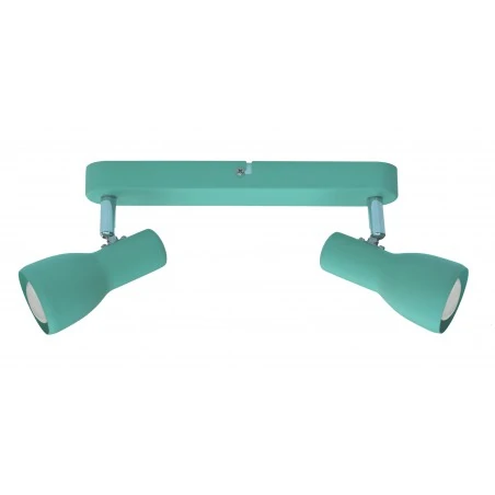 Oprawy-sufitowe - miętowa podwójna oprawa ścienno-sufitowa 2x40w e14 picardo 92-50595 candellux 