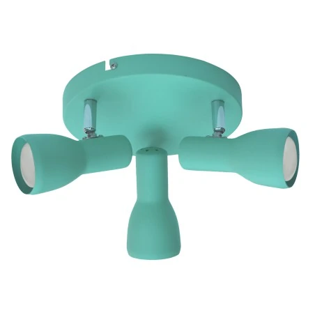 Oprawy-sufitowe - potrójny spot sufitowy miętowy 3x40w e14 picardo 98-50601 candellux 