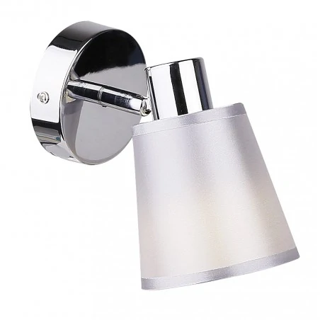 Kinkiety-do-salonu - chromowy kinkiet o ruchomym kloszu 1x40w e14 pin 91-70814 candellux 