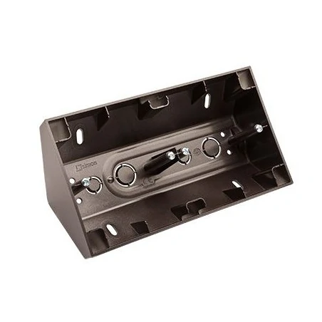 Puszki-natynkowe - puszka natynkowa narożna 2-krotna antracyt dpnr2/48 simon 54 kontakt-simon 