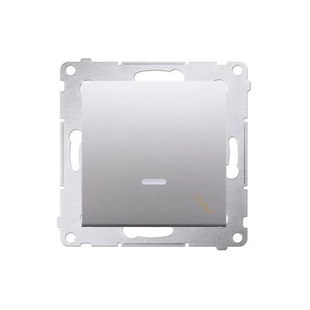 Wylaczniki-schodowe - włącznik schodowy z podświetleniem led srebrny mat dw6l.01/43 simon 54 kontakt-simon 