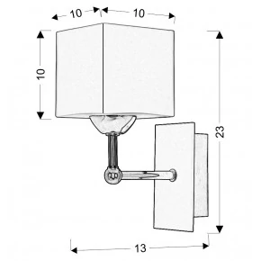 Kinkiety-do-salonu - elegancka lampa ścienna 1x60 e27 cubetto 21-24513 candellux 