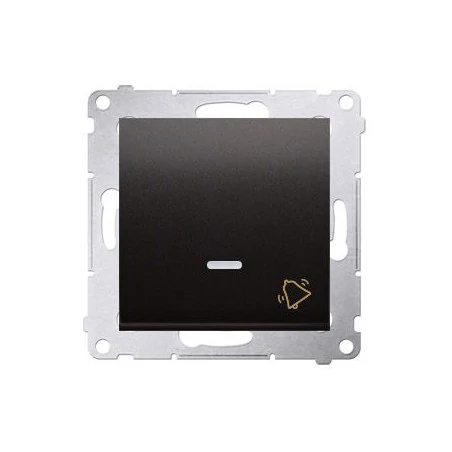 Wlaczniki-i-przyciski-dzwonkowe - przycisk dzwonek z podświetleniem led antracyt simon54 kontakt-simon 