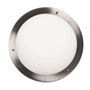 AQUILA LAMPA SUFITOWA PLAFON 18 1X40W G9 SATYNA NIKIEL IP44 (BŻ)