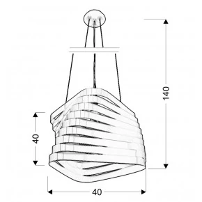 Lampy-sufitowe - designerska lampa wisząca biała 1x60w e27 bizo 31-21581 candellux 