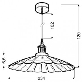 Lampy-sufitowe - czarna lampa wisząca w stylu retro 34 1x60w e27 flam 31-56337 candellux 