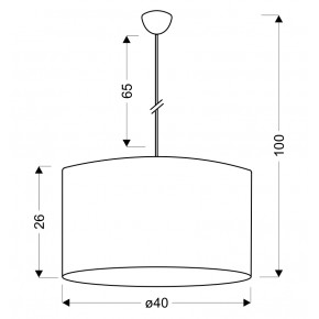 Lampy-sufitowe - lampa wisząca o oryginalnym wzorze 40x120 3x40w e14 simona 33-87174 candellux 