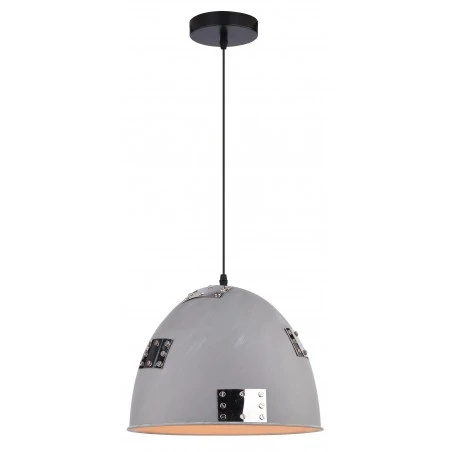 Lampy-sufitowe - oświetlenie wiszące szare o wysokości 135cm loft 1x60w e27 patch 31-43160 candellux 