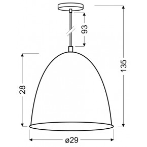 Lampy-sufitowe - czarna lampa wisząca z metalowymi łatkami loft 1x60w e27 patch 31-43184 candellux 