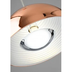 Lampy-sufitowe - lampa wisząca miedziana o średnicy 40cm 1x60w e27 amalfi 31-26392 candellux 