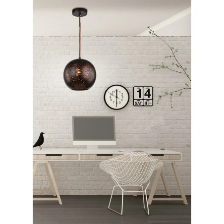 Lampy-sufitowe - lampa wisząca kula o oryginalnym kloszu 25 s 1x60w e27 sfinks 31-43283 candellux 