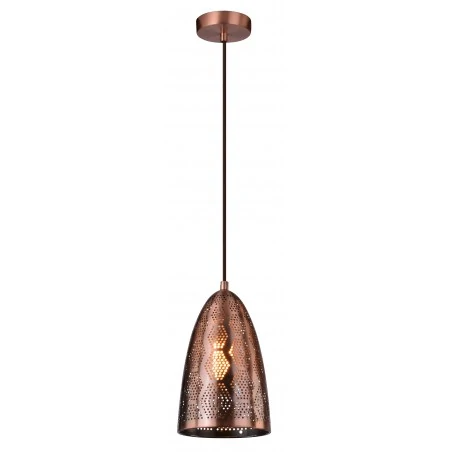 Lampy-sufitowe - lampa sufitowa w modnym miedzianym kolorze 20/33 stożek 1x60w e27 sfinks 31-43313 candellux 