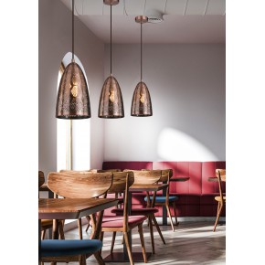 Lampy-sufitowe - lampa sufitowa w modnym miedzianym kolorze 20/33 stożek 1x60w e27 sfinks 31-43313 candellux 