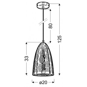 Lampy-sufitowe - lampa sufitowa w modnym miedzianym kolorze 20/33 stożek 1x60w e27 sfinks 31-43313 candellux 
