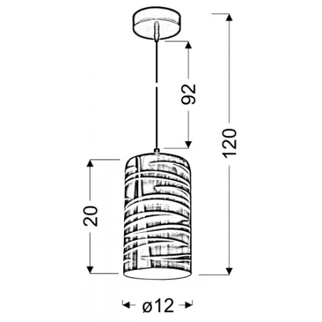 Lampy-sufitowe - efektowna lampa wisząca 3 1x60w e27 3d galactic 12 31-56115 candellux 