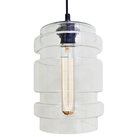 Lampy-sufitowe - lampa wisząca szklana bezbarwna + żarówka e27 60w decorado 31-36674 candellux 