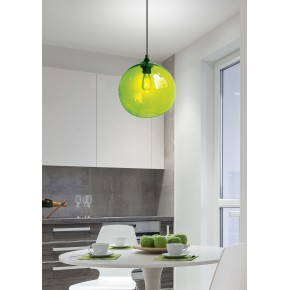 Lampy-sufitowe - zielona lampa sufitowa + żarówka typu edison e27 25 1x60w edison 31-29546 candellux 