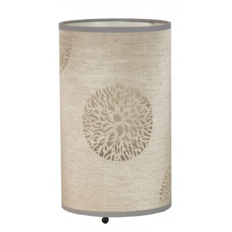 Lampki-nocne - oryginalne oświetlenie stołowe beżowe 1x40w e14 perla 41-19946 candellux 