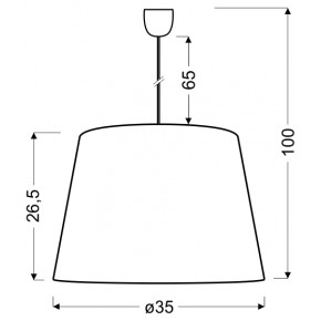 Lampy-sufitowe - oryginalna lampa wisząca o średnicy 35cm 1x60w e27 platino 31-38319 candellux 