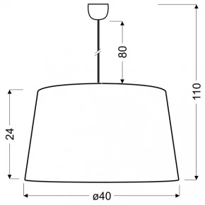 Lampy-sufitowe - czarno - złota lampa wisząca 40 1x60w e27 tiger 31-94455 candellux 