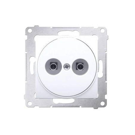 Gniazda-elektryczne - białe gniazdo ekwipotencjalne do ramek nature do ramek premium dge1.02/11 simon 54 kontakt-simon 