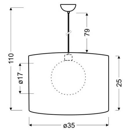 Lampy-sufitowe - oświetlenie wiszące w złotym kolorze 37 1x60w e27 chicago 31-24893 candellux 