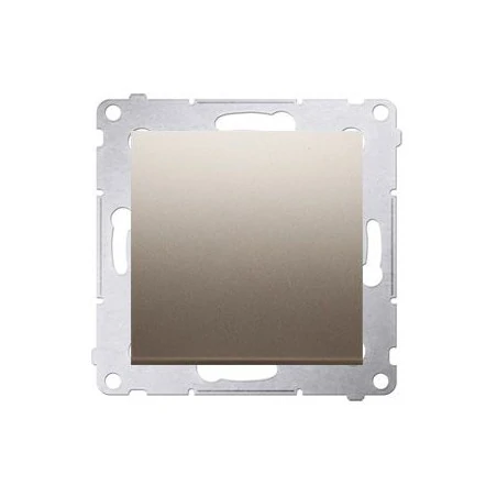 Wylaczniki-typu-swiatlo-zwierne - przycisk pojedynczy zwierny bez piktogramu złoty mat dp1.01/44 simon 54 kontakt-simon 