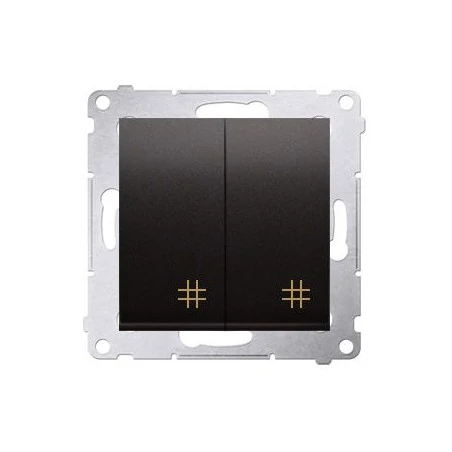 Wylaczniki-krzyzowe - włącznik krzyżowy podwójny antracyt dw7/2.01/48 simon 54 kontakt-simon 