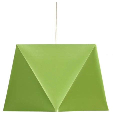Lampy-sufitowe - geometryczna lampa wisząca zielona 42cm 1x60w e27 hexagen 31-03614 candellux 