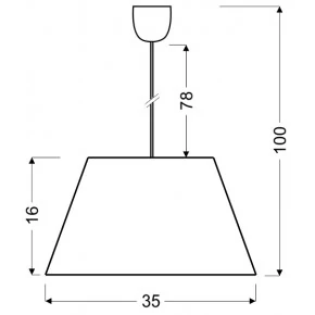 Lampy-sufitowe - klasyczny abażur szary 1xe27 60w standard 31-10001 candellux 