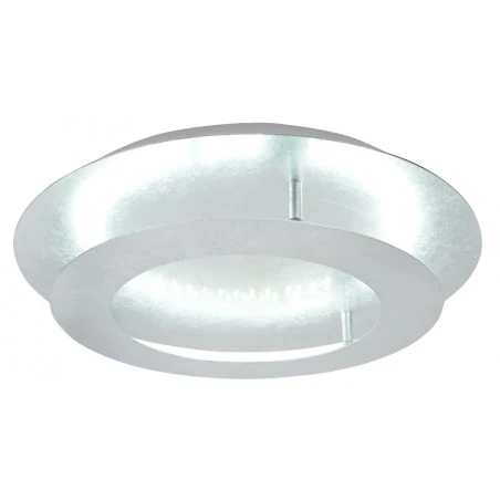 Plafony - lampa sufitowa srebrna z wbudowanym źródłem światła 24w led 3000k merle 98-66206 candellux 