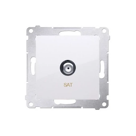 Gniazda-antenowe - gniazdo antenowe typu „f” pojedyncze biały dasf1.01/11 simon 54 kontakt-simon 