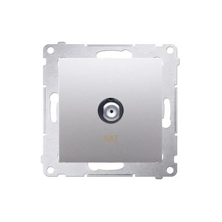 Gniazda-antenowe - gniazdo antenowe typu „f” pojedyncze srebrny mat dasf1.01/43 simon 54 kontakt-simon 