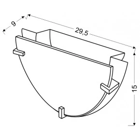 Lampy-sufitowe - plafon chromowy w oryginalne wzory 0,5 1x60w e27 fikus 11-12937 candellux 