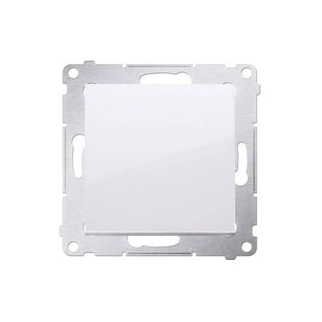 Wylaczniki-typu-swiatlo-zwierne - biały przycisk pojedynczy zwierny bez piktogramu dp1.01/11 simon 54 kontakt-simon 