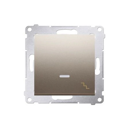 Wylaczniki-schodowe - włącznik schodowy z podświetleniem led złoty mat dw6l.01/44 simon 54 kontakt-simon 