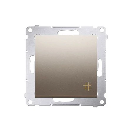 Wylaczniki-krzyzowe - włącznik krzyżowy złoty mat dw7.01/44 simon 54 kontakt-simon 