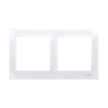 Ramki-podwojne - biała ramka podwójna do puszek karton-gips drk2/11 simon 54 premium kontakt-simon 
