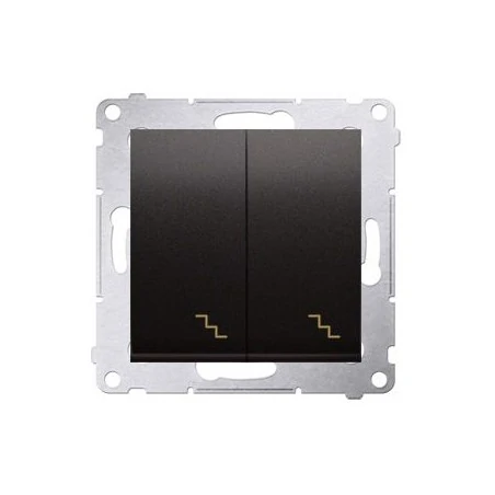 Wylaczniki-schodowe - włącznik schodowy podwójny antracyt dw6/2.01/48 simon 54 kontakt-simon 