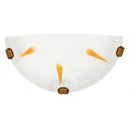 Kinkiety-do-salonu - biało-złota lampa sufitowa półplafon e27 lancia 11-39388 candellux 