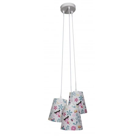 Lampy-sufitowe - potrójna lampa wisząca do pokoju dziecięcego 3x40w e27 girl 33-62949 candellux  Lampy-sufitowe - potrójna lampa wisząca do pokoju dziecięcego 3x40w e27 girl 33-62949 candellux